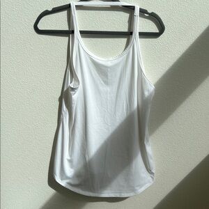 Nike Women's Get Fit Training Tank Top, white, size small